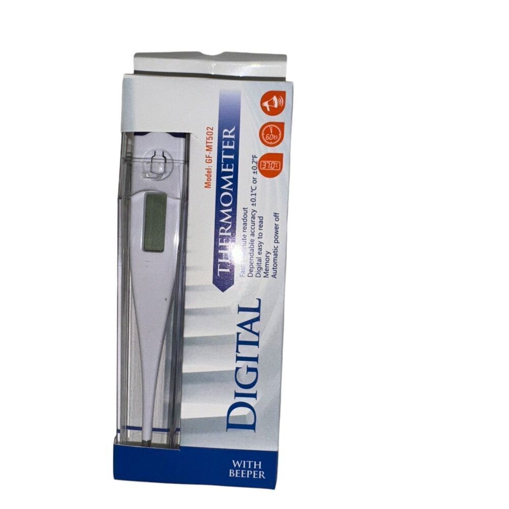 Pack of 35 Digital‎ Thermometer. Model GF-MT502. Battery and storage case . NEW